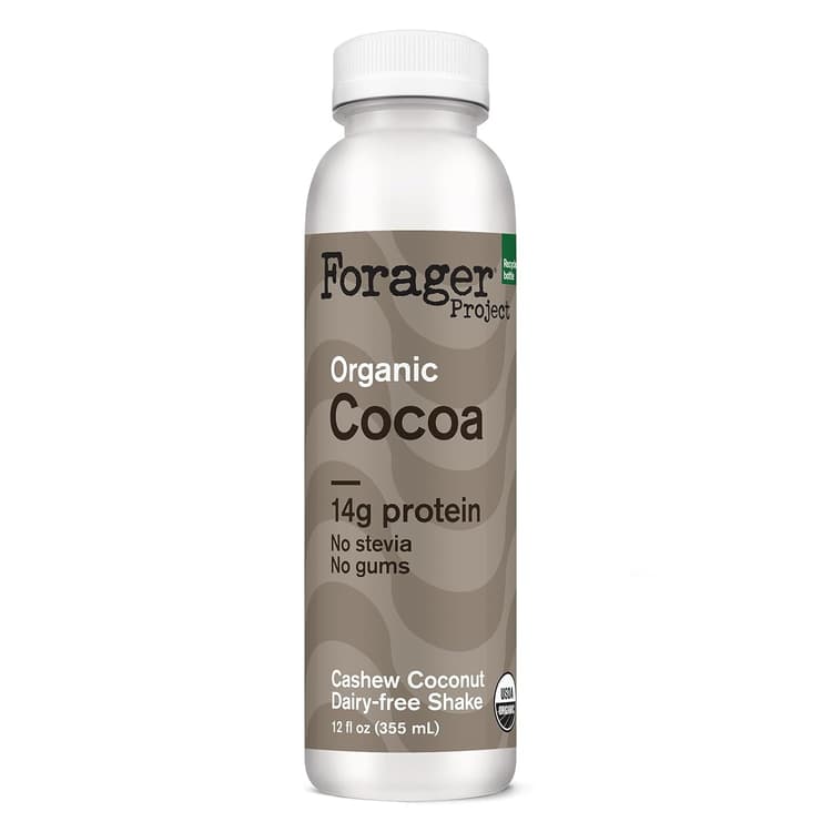 Forager Project Organic Plant Shake Protein Dairy Free Nuts & Cocoa