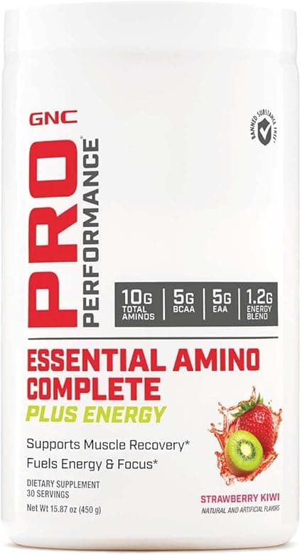 Gnc Pro Performance Essential Amino Complete Plus Energy Strawberry Kiwi