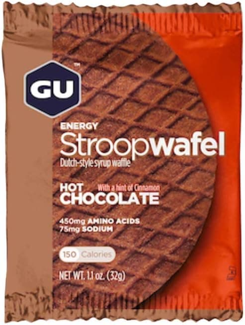 Gu Energy Hot Chocolate Stroopwafel Dutch-Style Syrup Waffle