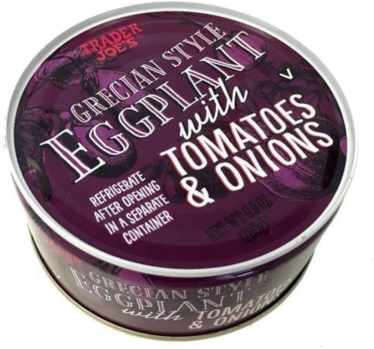 Trader Joe'S Grecian Style Eggplant With Tomatoes & Onions