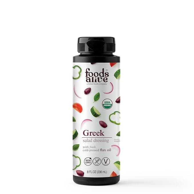 Foods Alive Organic Salad Dressing Greek