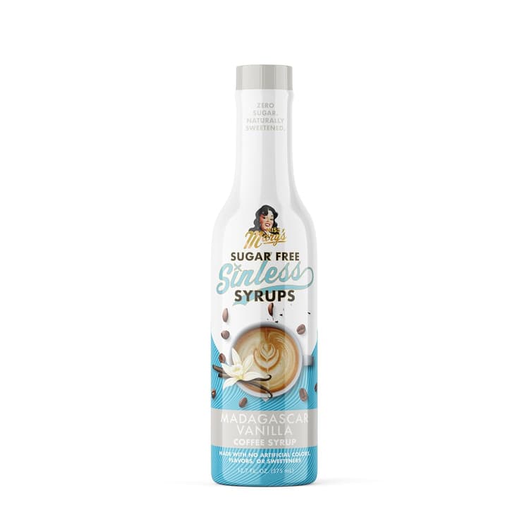 Miss Mary'S Sugar Free Sinless Syrups Madagascar Vanilla Coffee Syrup