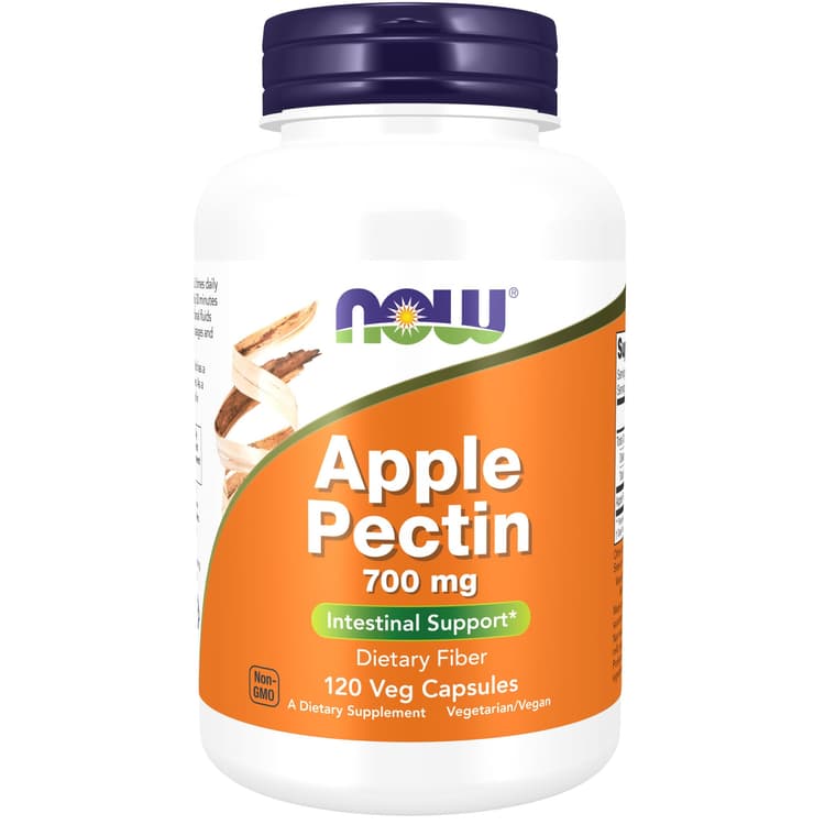 Now Apple Pectin Intestinal Support* Dietary Fiber 120 Veg Capsules