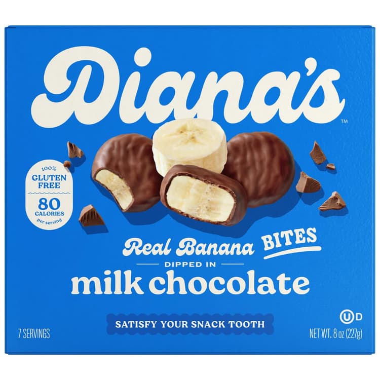 Diana'S Milk Chocolate Banana Bites