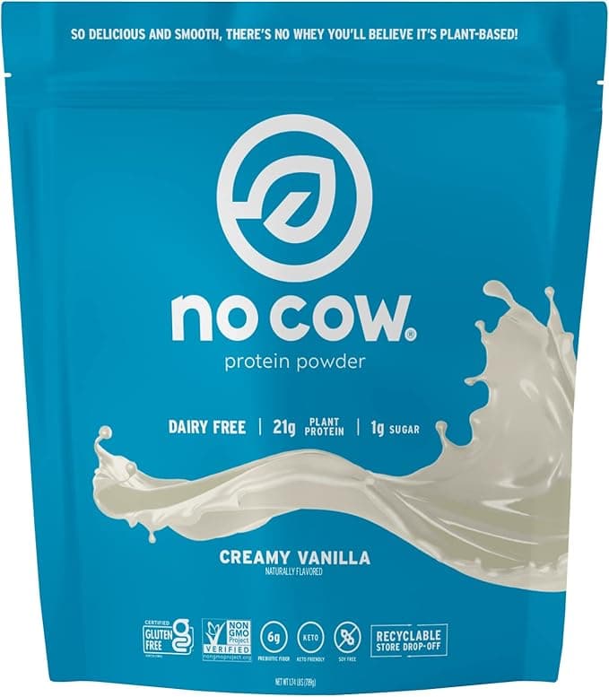 No Cow Protein Powder Creamy Vanilla