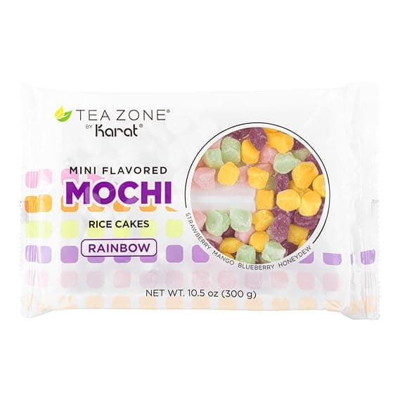 Tea Zone Rainbow Mini Flavored Mochi Rice Cakes