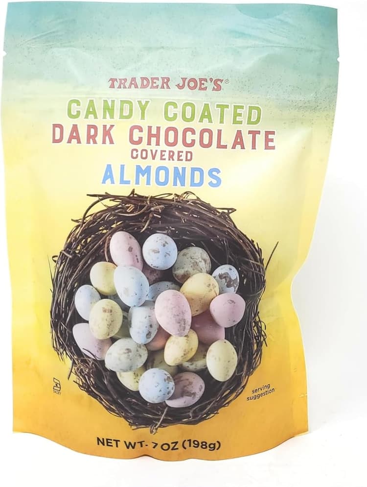 Trader Joe'S Candy Coated Dark Chocolate Covered Almonds