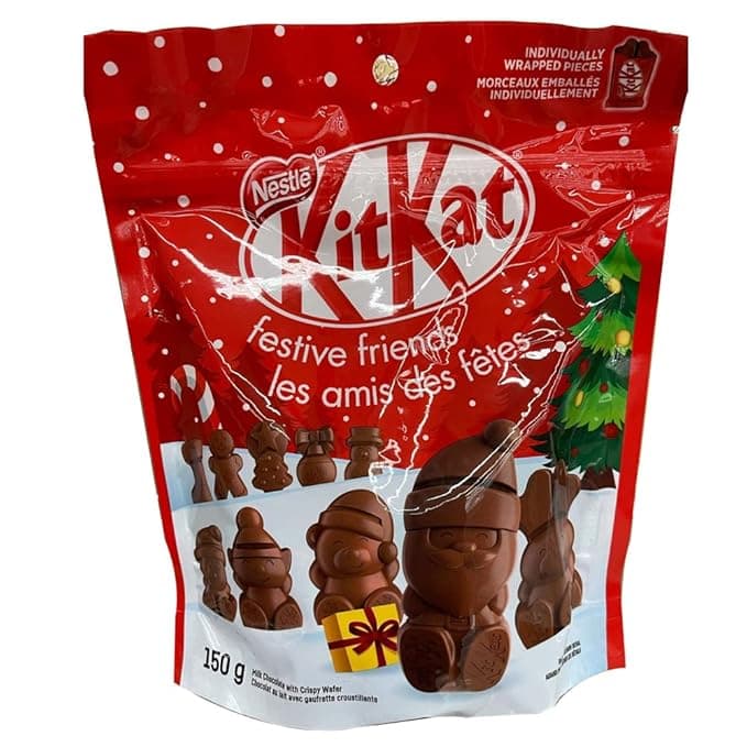 Nestle Kitkat Festive Friends Milk Chocolate With Crispy Wafer