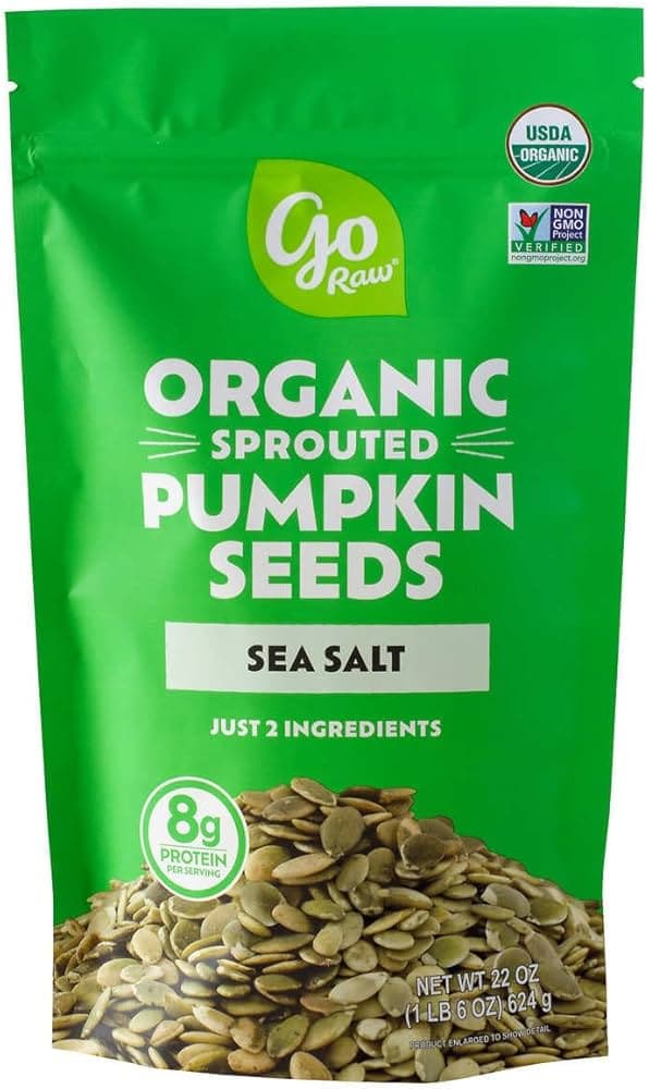 Go Raw Organic Sprouted Pumpkin Seeds With Sea Salt
