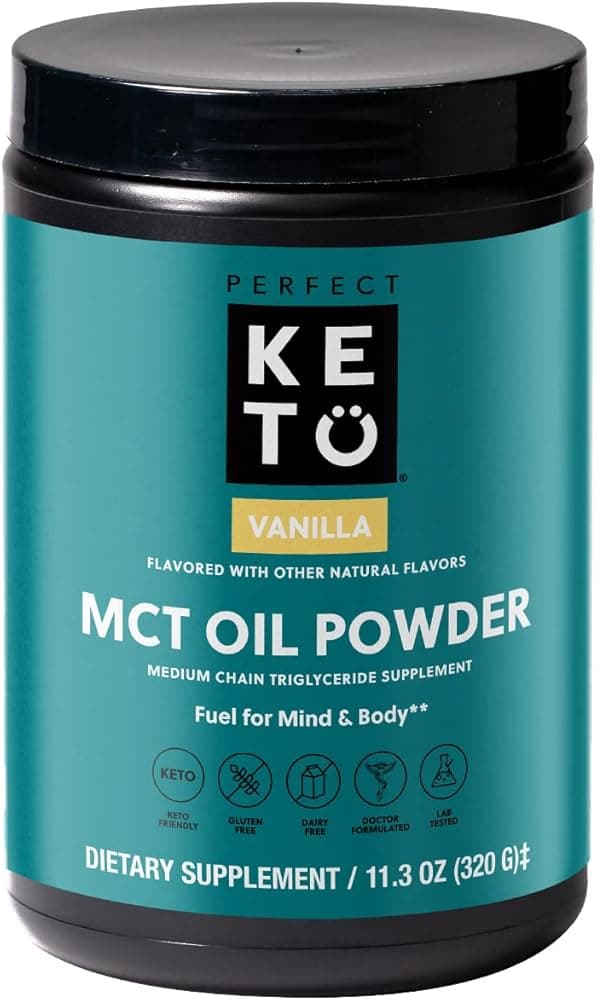 Perfect Keto Mct Oil Powder Vanilla