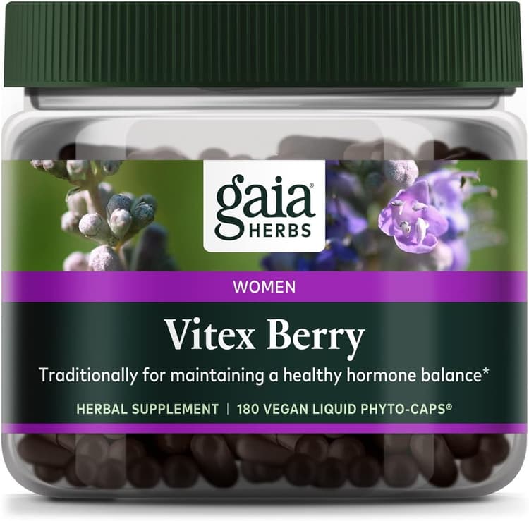 Gaia Herbs Women Vitex Berry Herbal Supplement 180 Capsules