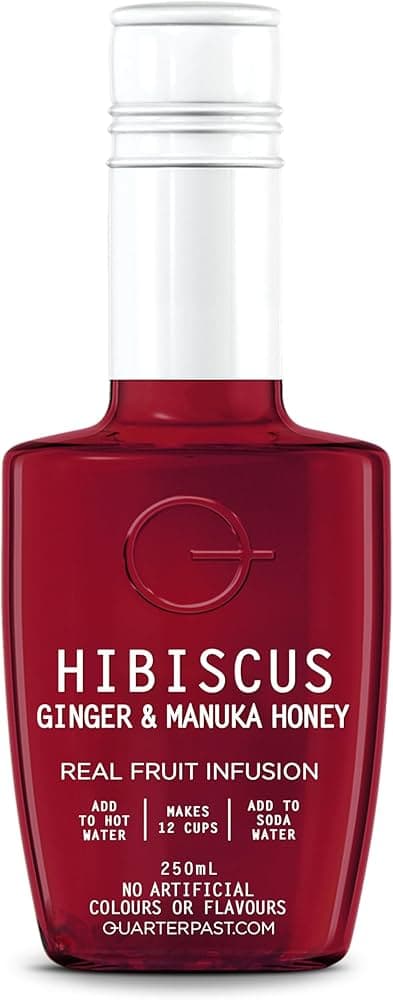 Quarterpast Hibiscus Ginger & Manuka Honey