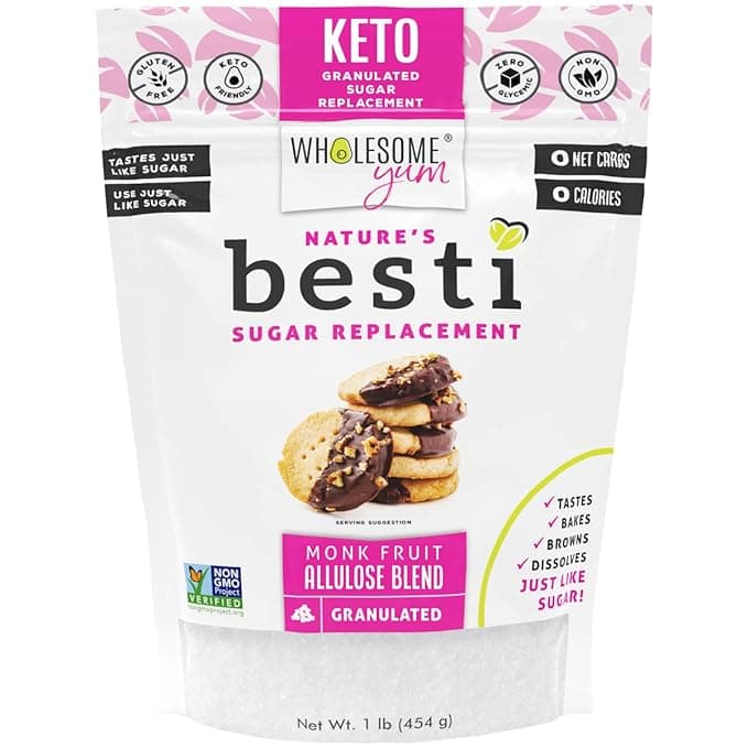 Wholesome Yum Nature'S Besti Sugar Replacement Monk Fruit Allulose Blend