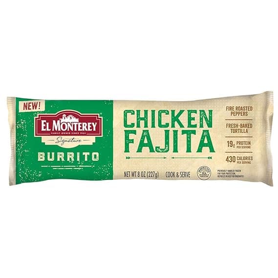 El Monterey Signature Burrito Chicken Fajita