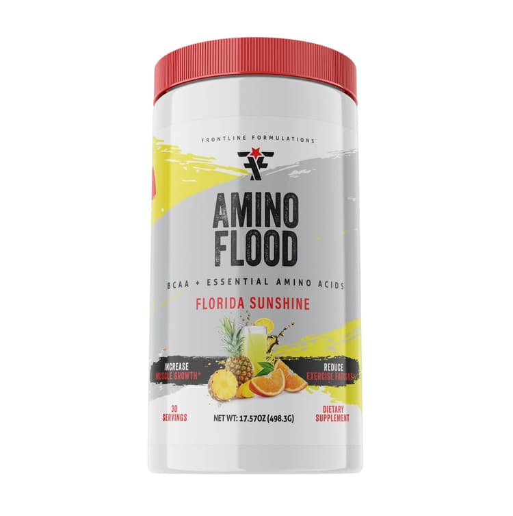 Frontline Formulations Amino Flood Bcaa + Essential Amino Acids Florida Sunshine