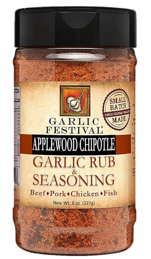 Garlic Festival Applewood Chipotle Garlic Rub & Seasoning