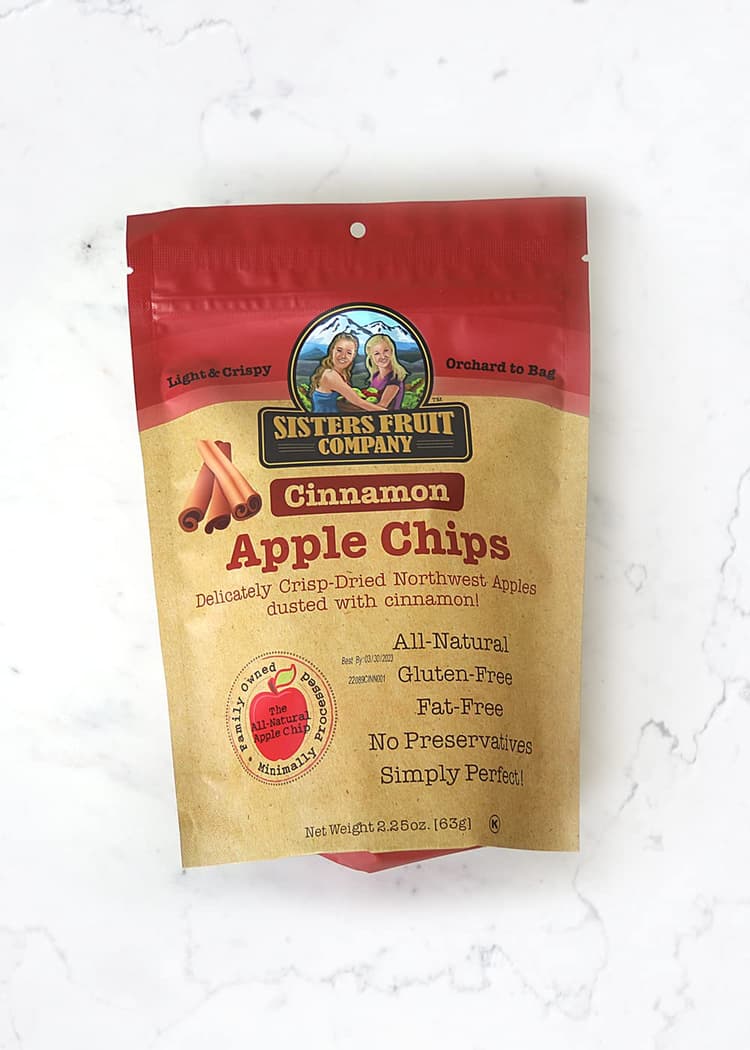 Sisters Fruit Company Cinnamon Apple Chips