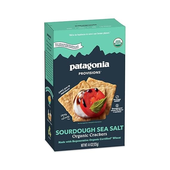 Patagonia Provisions Sourdough Sea Salt Organic Crackers