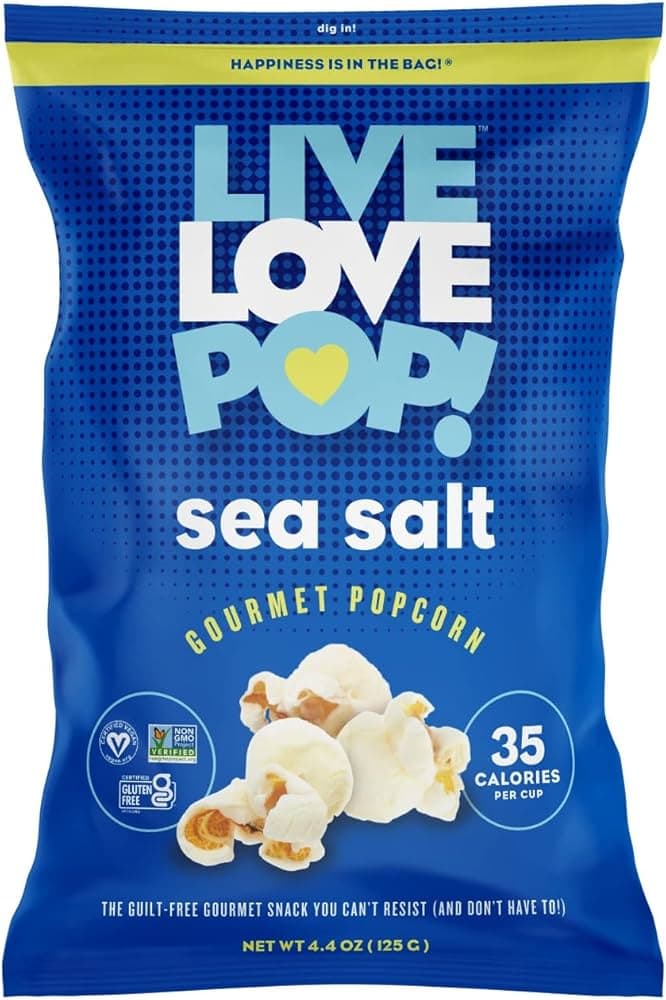 Live Love Pop! Sea Salt Gourmet Popcorn