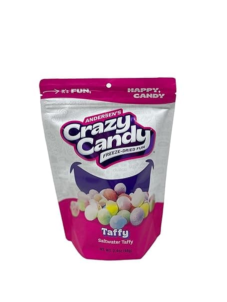 Andersen'S Crazy Candy Freeze Dried Taffy