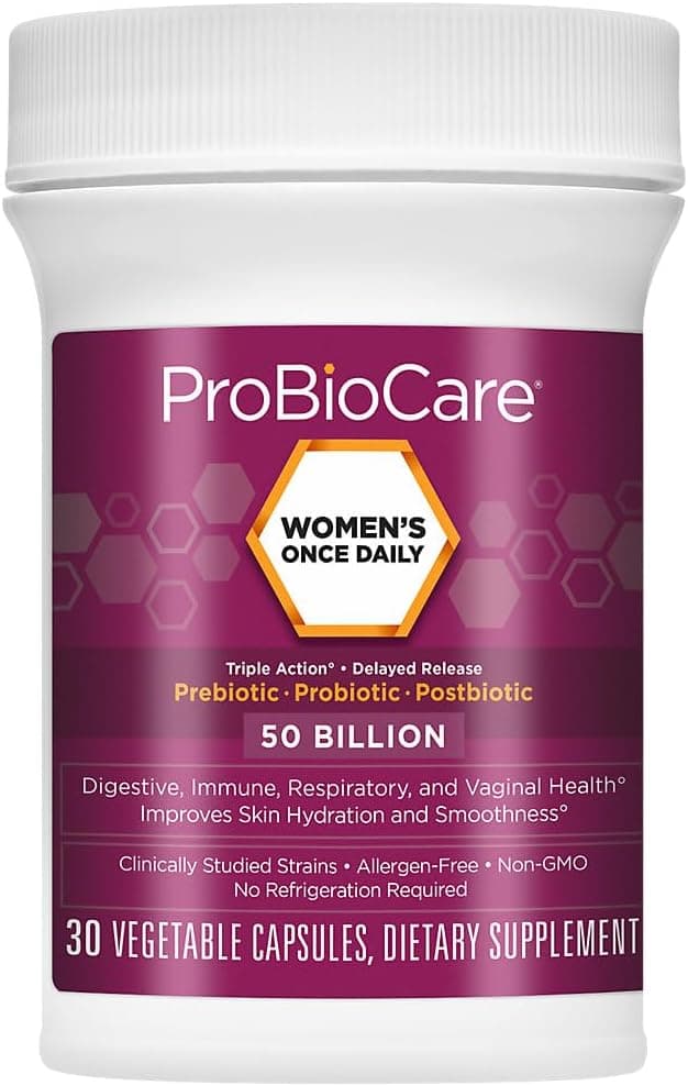 Probiocare Women'S Once Daily Prebiotic-Probiotic-Postbiotic 50 Billion