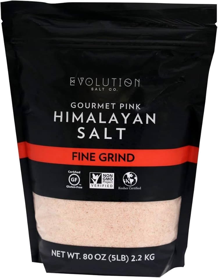 Evolution Salt Co Gourmet Pink Himalayan Salt Fine Grind