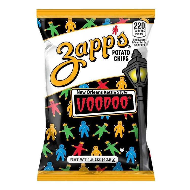 Zapp'S New Orleans Kettle Style Potato Chips Voodoo