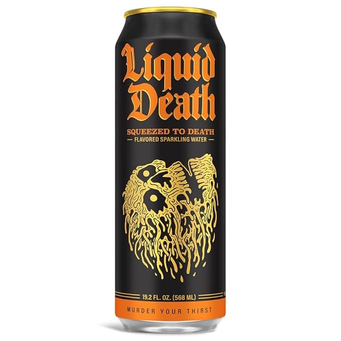 Liquid Death Squeezed To Death Flavored Sparkling Water