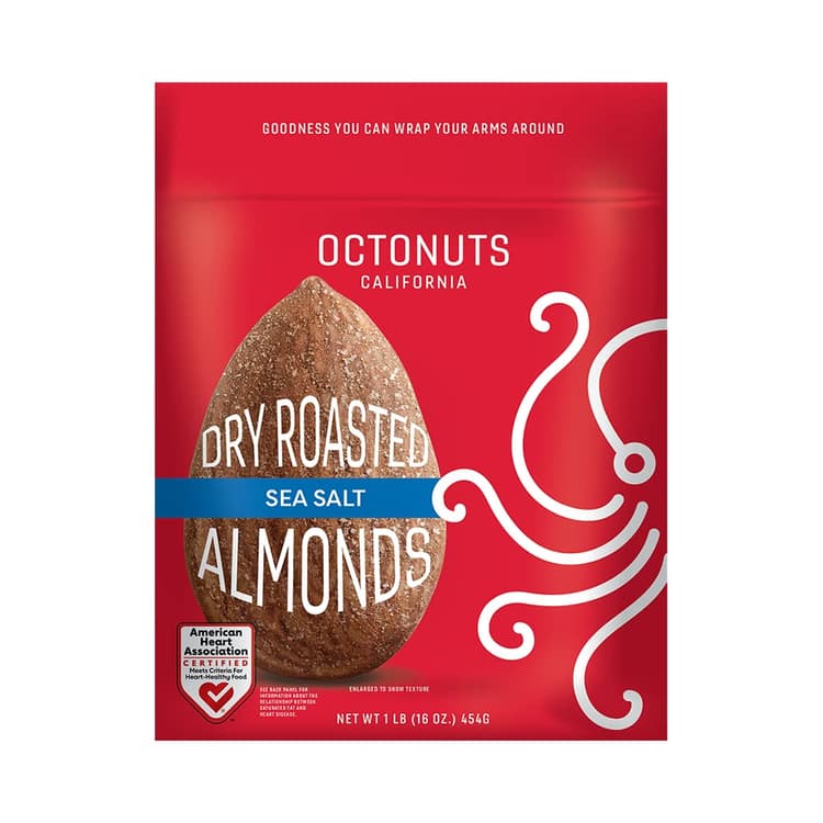 Octonuts California Dry Roasted Almonds Sea Salt