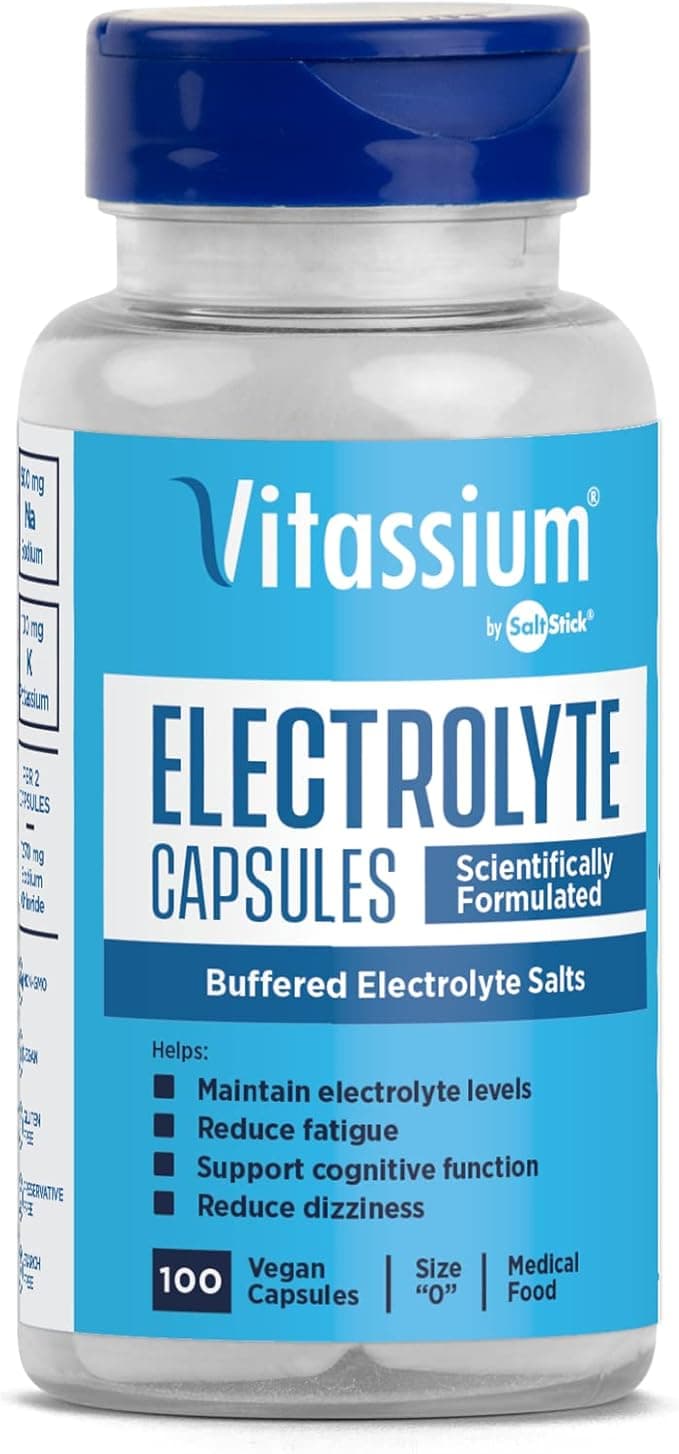Vitassium By Saltstick Electrolyte Capsules Buffered Electrolyte Salts Medical Food