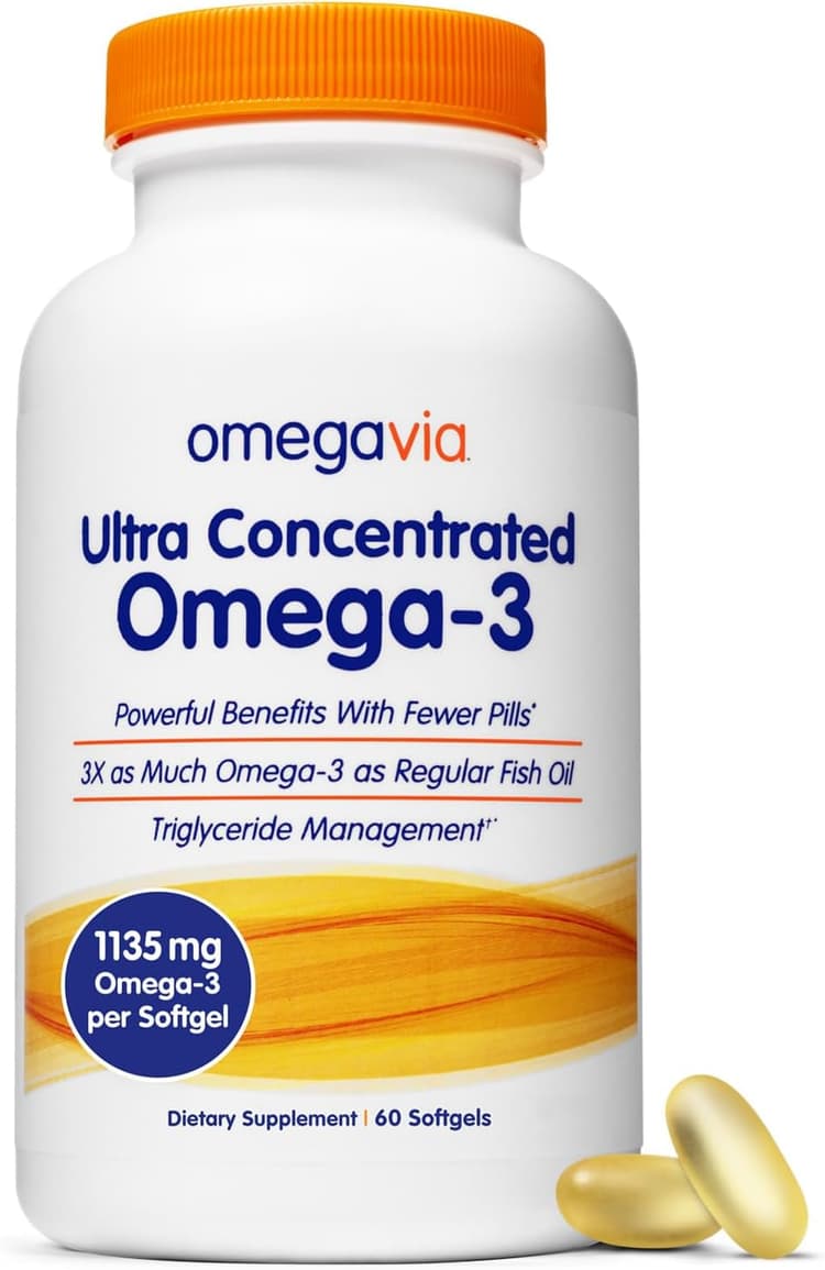 Omegavia Ultra Concentrated Omega-3 Softgels