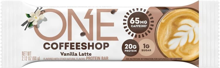 One Coffee Shop Vanilla Latte Protein Bar