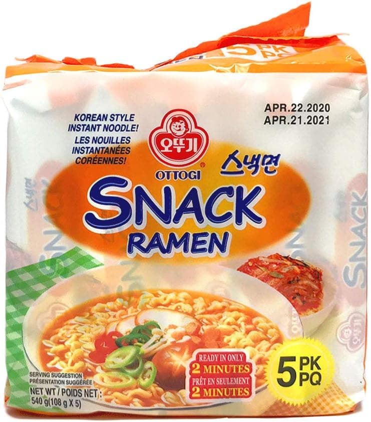 Ottogi Snack Ramen Korean Style Instant Noodle
