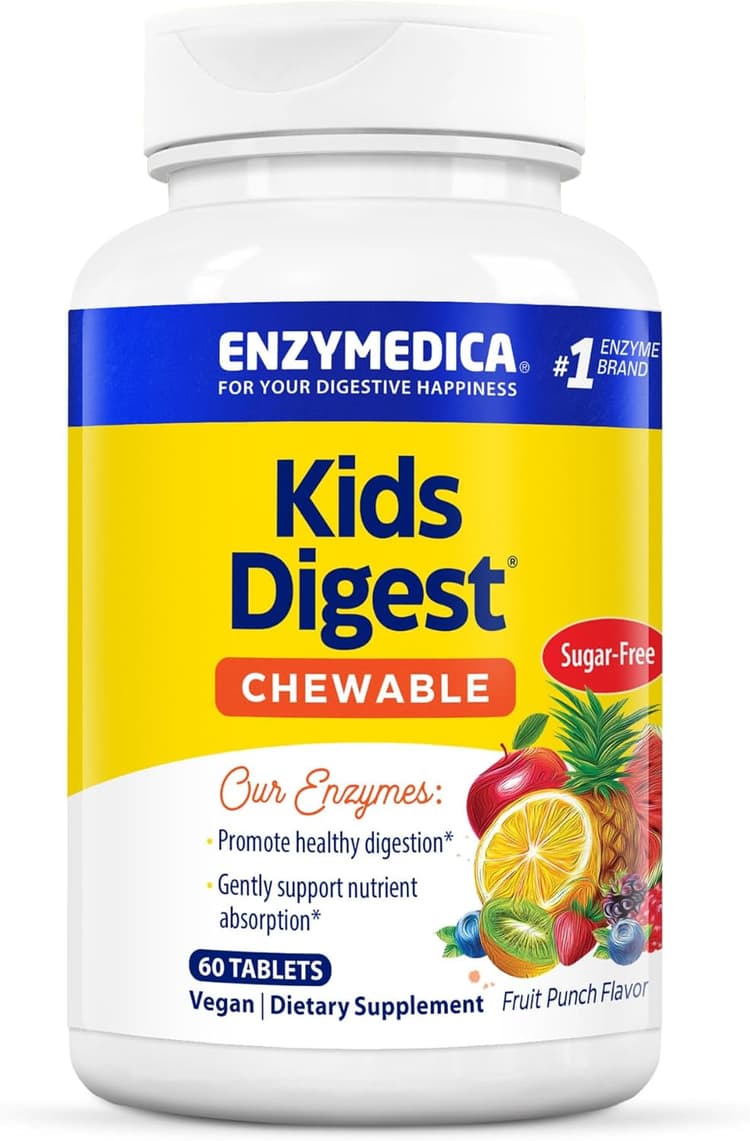 Enzymedica Kids Digest Chewable Fruit Punch Flavor