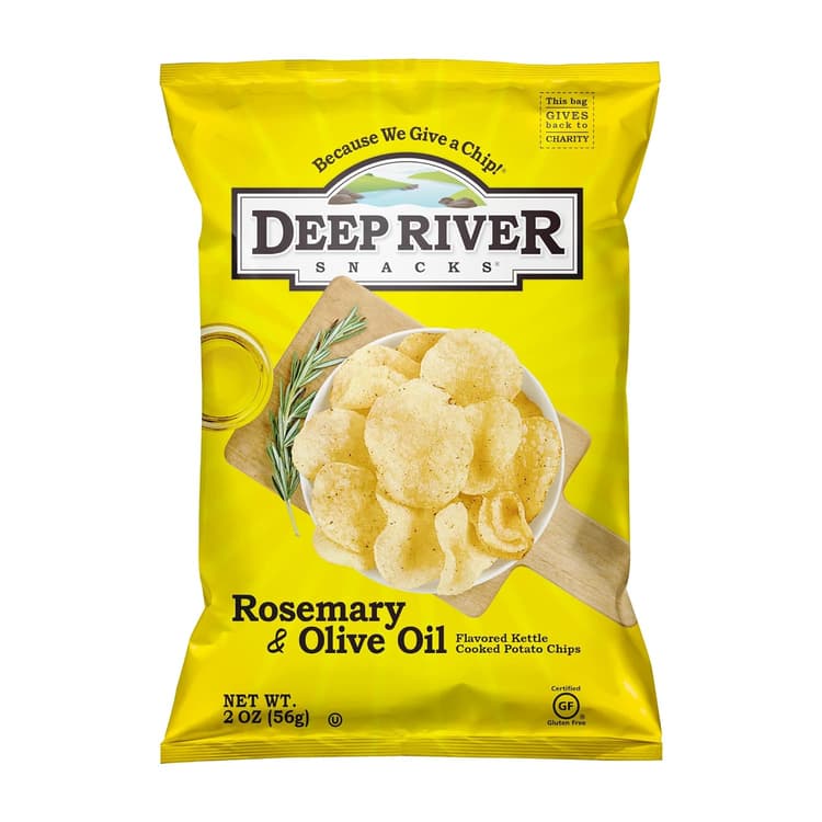Deep River Snacks Rosemary & Olive Oil Potato Chips