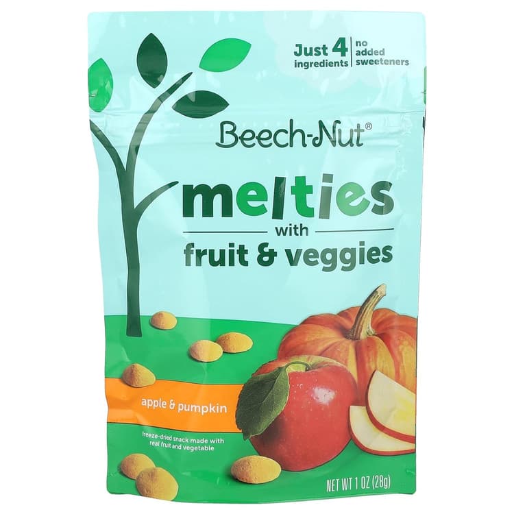 Beech-Nut Fruit & Veggie Melties Stage 3 Apple & Pumpkin