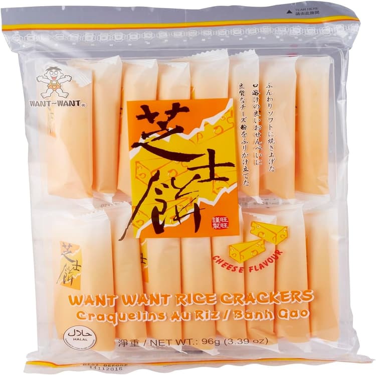 Want Want Cheese Rice Crackers