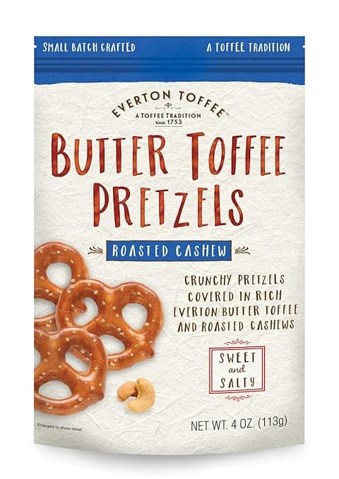 Everton Toffee Butter Toffee Pretzels Original Toffee Sweet & Salty