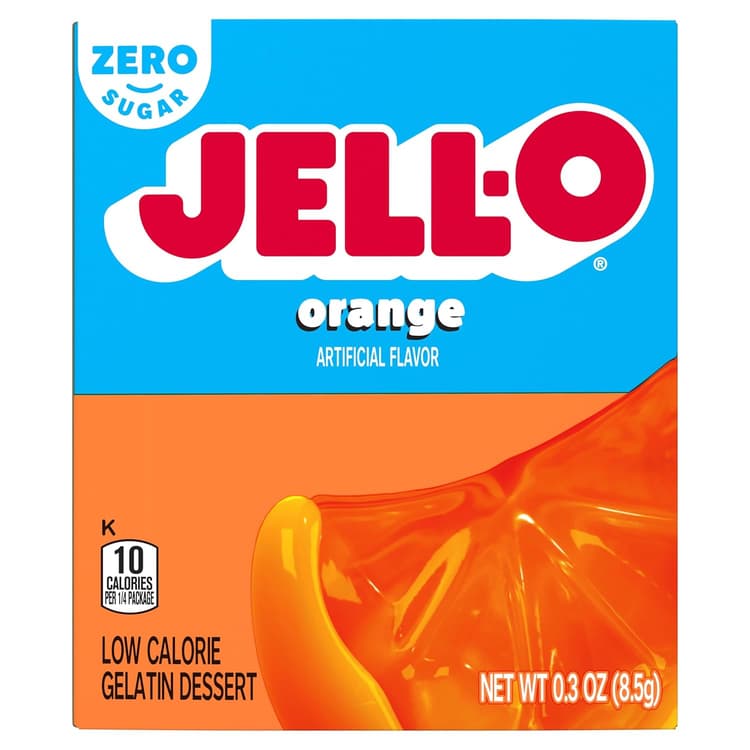 Jell-O Orange Sugar Free Gelatin Dessert Mix