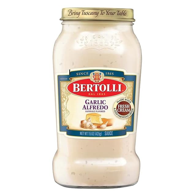 Is it Oats Free? Bertolli Garlic Alfredo Sauce With Aged Parmesan Cheese