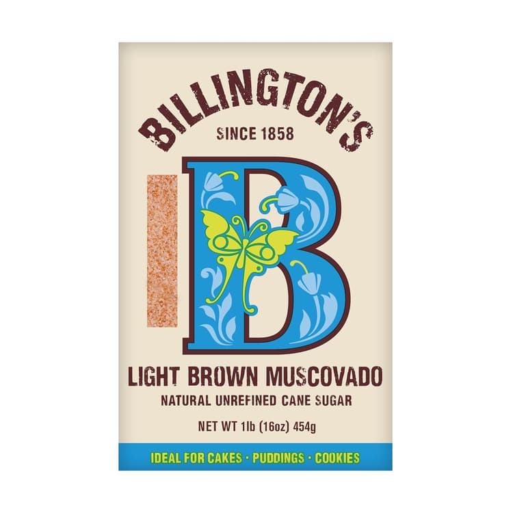 Billington'S Natural Light Brown Muscovado Unrefined Cane Sugar