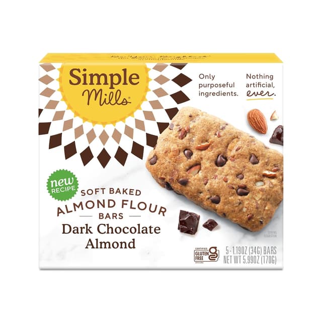 Is it Breastfeeding Friendly? Simple Mills Dark Chocolate Almond Soft-baked Almond Flour Bars