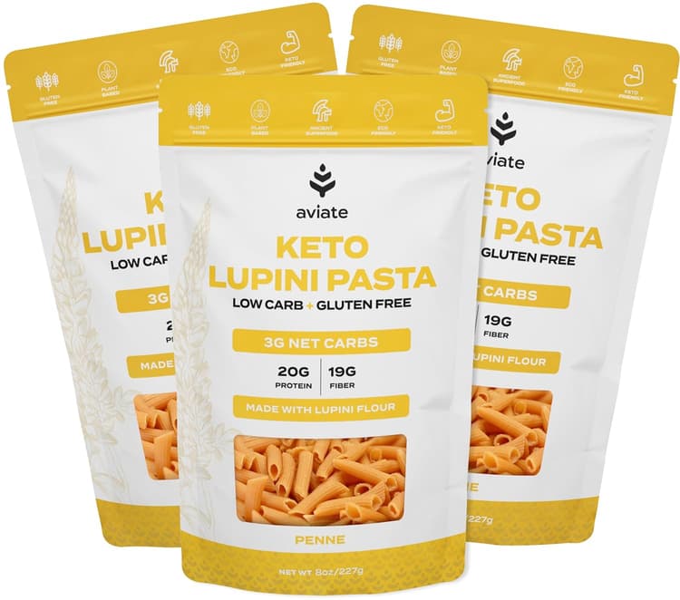 Aviate Keto Lupini Pasta Penne