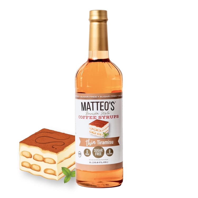 Matteo'S Barista Style Coffee Syrups Thin Tiramisu