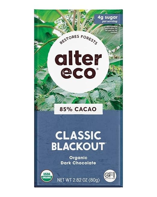 Is it Added Salt Free? Alter Eco Organic Dark Blackout Chocolate Bar