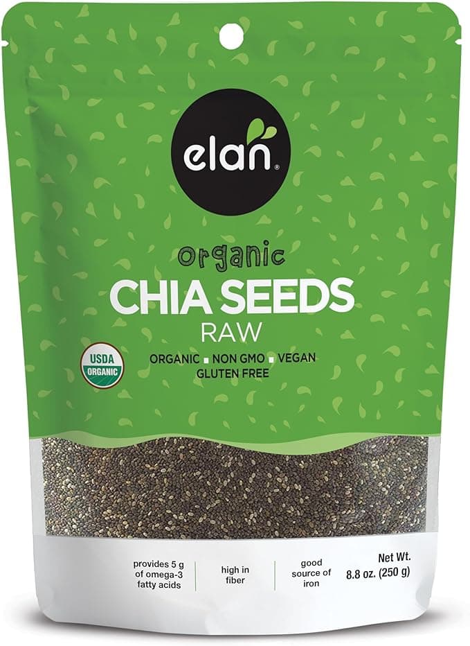 Elan Organic Chia Seeds Raw