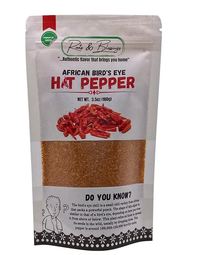 Roots & Blessings African Bird'S Eye Hot Pepper