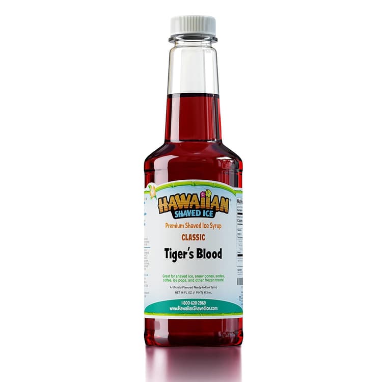 Hawaiian Shaved Ice Classic Tiger'S Blood Syrup