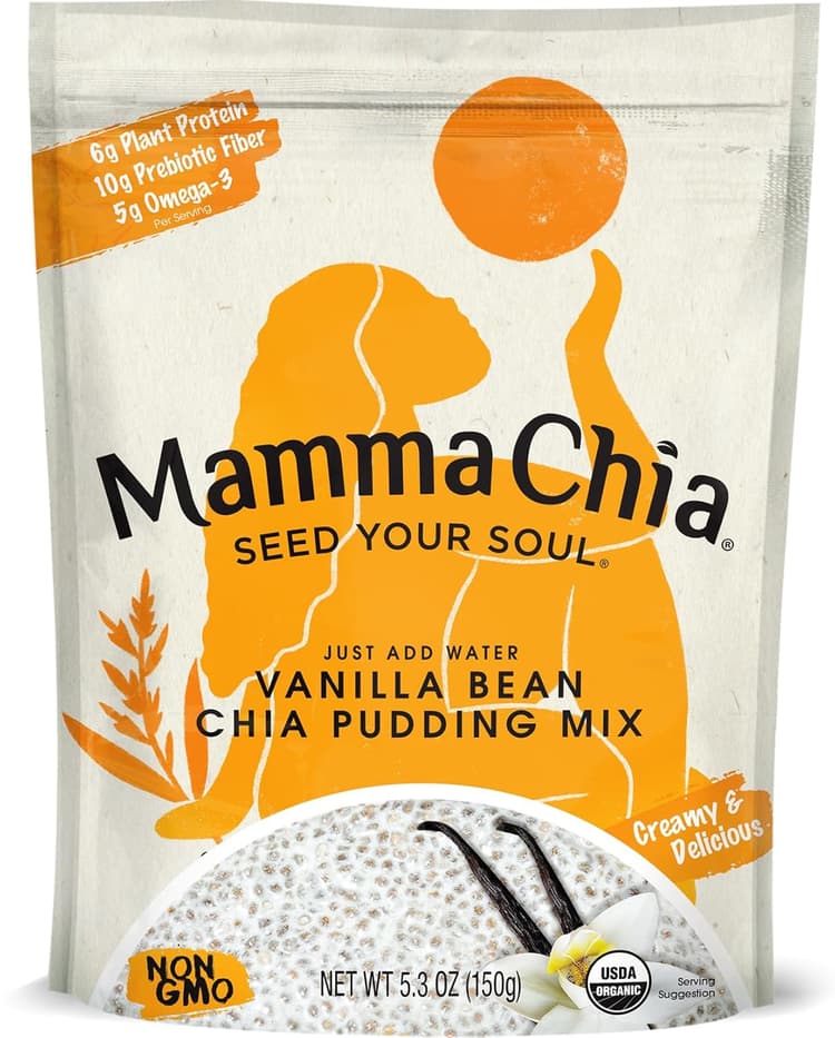 Mamma Chia Seed Your Soul Vanilla Bean Chia Pudding Mix