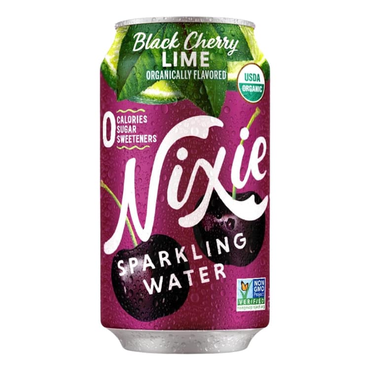 Nixie Sparkling Water Black Cherry Lime Flavor